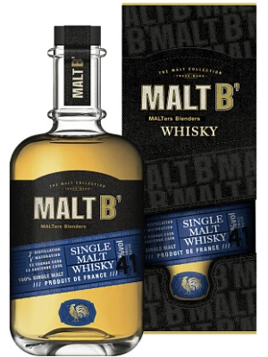 Виски Malt B' France Single Malt, gift box 0.7 л