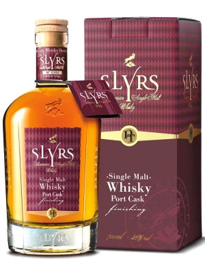 Виски Slyrs Single Malt Port Cask Finish, gift box 0.7 л