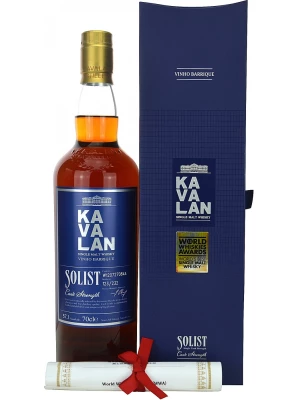 Виски Kavalan, Solist Vinho Barrique (57,1%), gift box 0.7 л