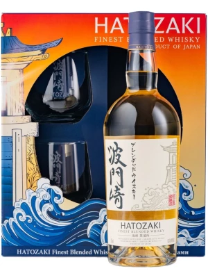 Виски Hatozaki Japanese Blended Whisky, gift box with 2 glasses 0.7 л