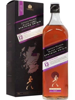 Виски Johnnie Walker, Black Label Speyside Origin, gift box 0.7 л