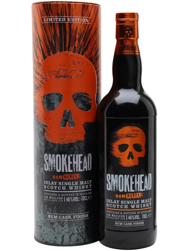 Smokehead Rum Rebel, in tube
