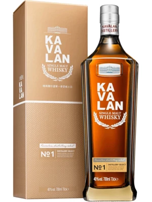 Виски Kavalan, Distillery Select №1, gift box 0.7 л
