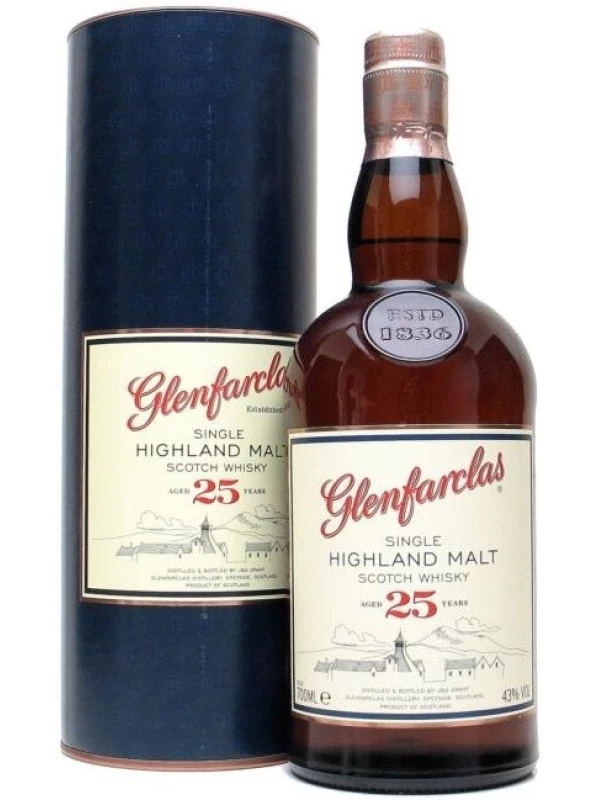 Glenfarclas 25 years, in tube