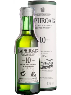 Виски Laphroaig 10 years old, in tube 0.05 л