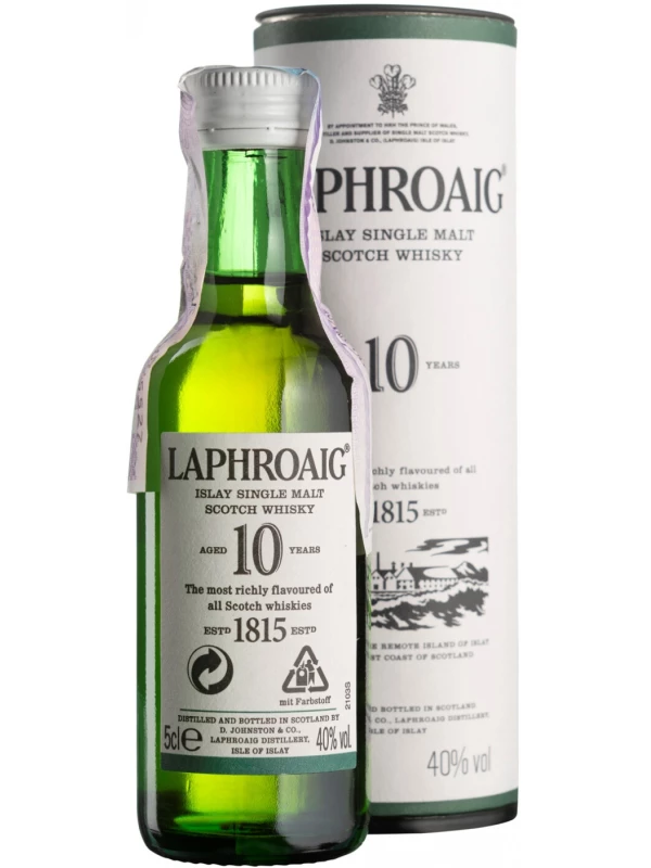 Laphroaig 10 years old, in tube