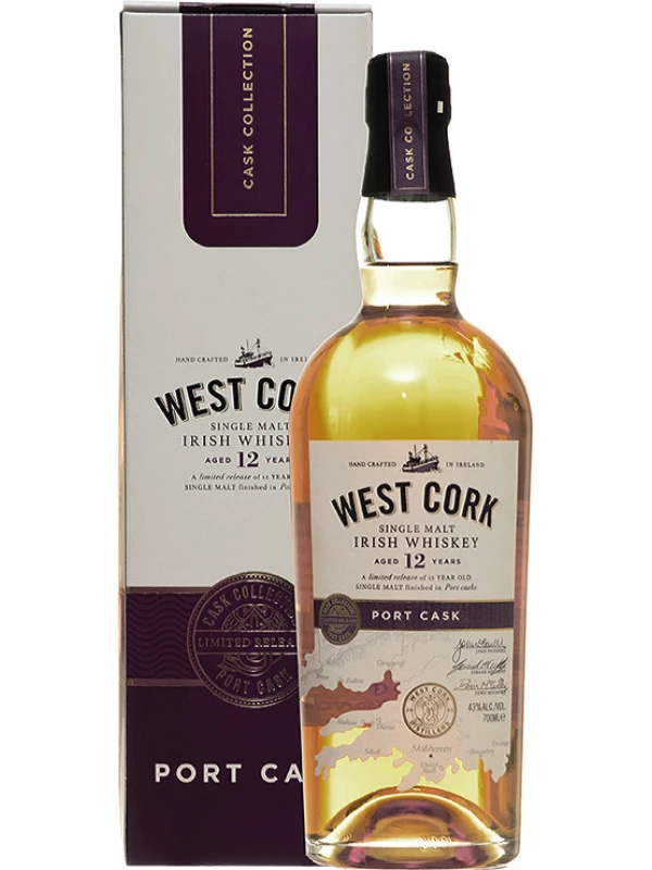 West Cork Port Cask 12 Years, gift box