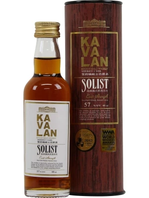 Виски Kavalan, Solist Sherry Cask, in tube 0.05 л