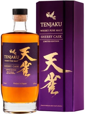 Виски Tenjaku Pure Malt Sherry Cask Limited Edition, gift box 0.7 л