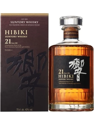Виски Suntory, Hibiki 21 years, gift box 0.7 л