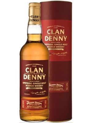 Виски Clan Denny Speyside, gift box 0.7 л