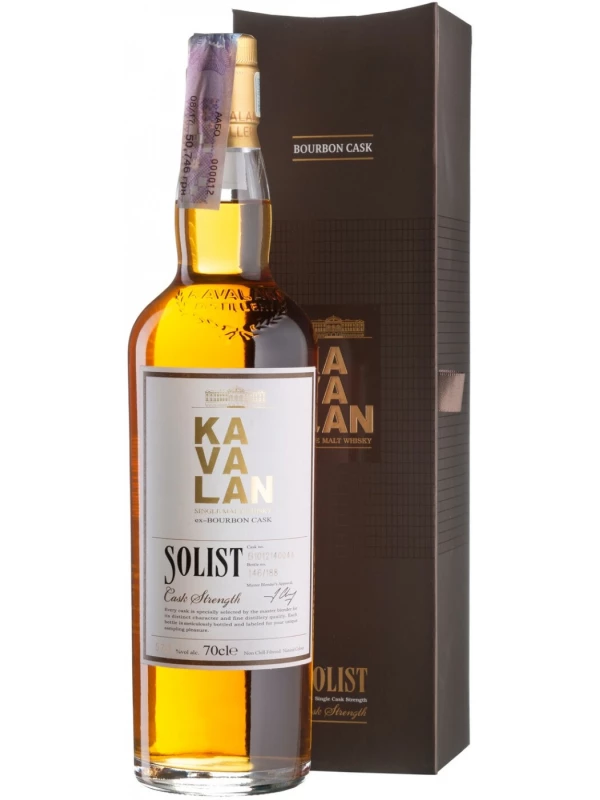 Kavalan, Solist Ex-Bourbon Cask (57,1%), gift box