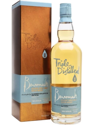 Виски Benromach Triple Distilled, gift box 2009 0.7 л