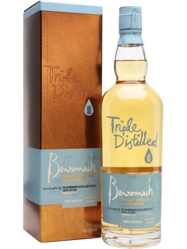 Benromach Triple Distilled, gift box