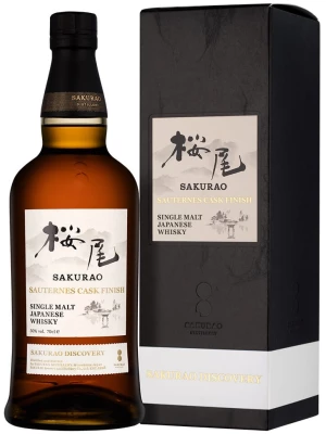 Виски Sakurao Single Malt Sauternes Cask Finish, gift box 0.7 л