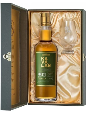 Виски Kavalan, Solist Ex-Bourbon Cask (57,8%), gift box with glass 0.7 л