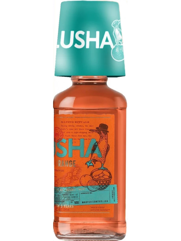 Olusha Blood Orange, with glass