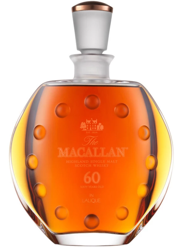 The Macallan in Lalique, 60 Years Old, gift box