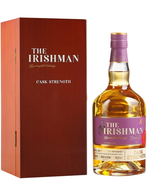 The Irishman Cask Strength (55,2%), gift box
