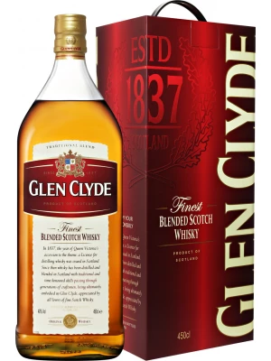 Виски Glen Clyde 3 Years Old, gift box 4.5 л