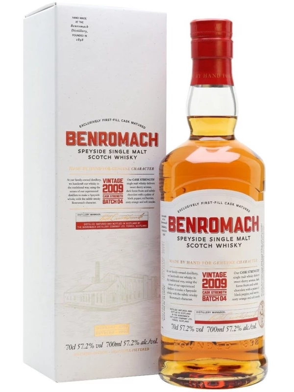 Benromach Cask Strength (57,2%), gift box