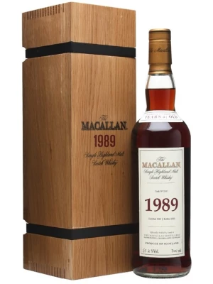 Виски Macallan 1989, wooden box 0.7 л