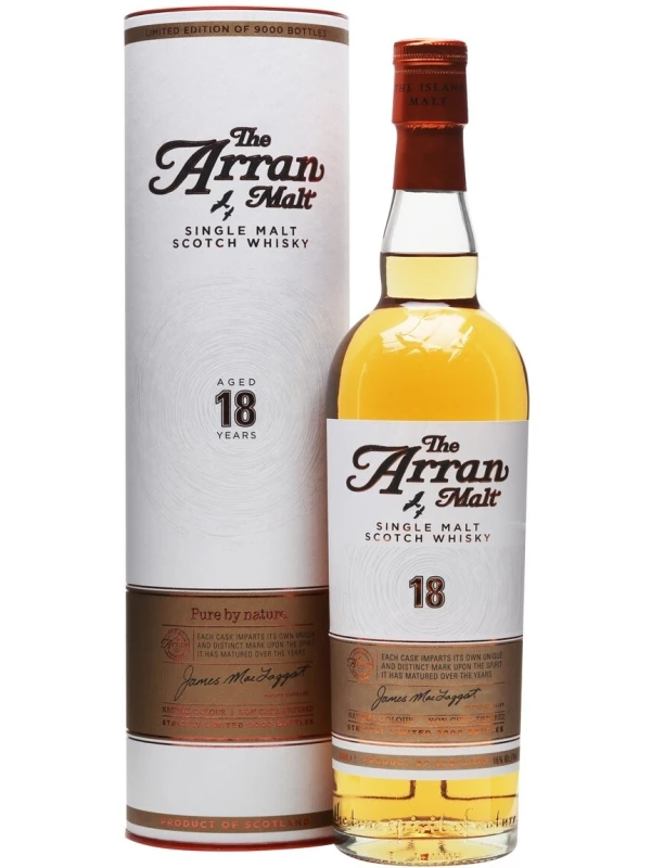 Arran 18 Years Old, in tube
