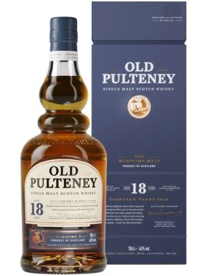 Виски Old Pulteney 18 Years Old, gift box 0.7 л