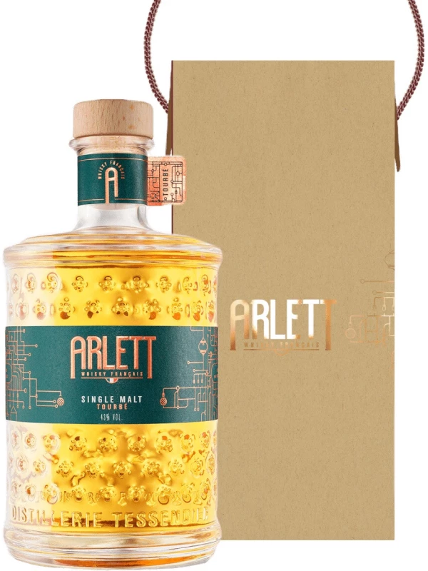 Arlett Single Malt Tourbe, gift box