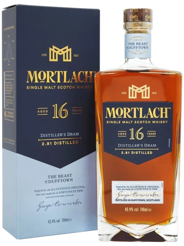 Mortlach 16 Years Old, gift box