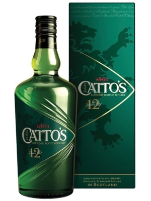 Виски Cattos, 12 Years Old, in gift box 0.7 л