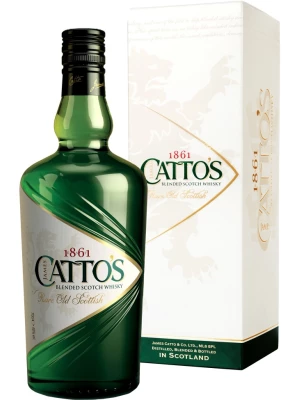 Виски Cattos, 3 Years Old, gift box 0.7 л
