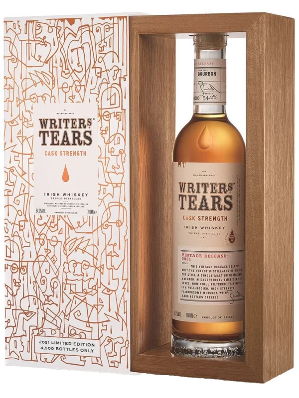 Hot Irishman, Writers Tears Cask Strength (54,2%), gift box