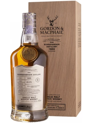 Виски Bunnahabhain Connoisseur's Choice Cask Strength (46,9%), 1989, wooden box, 0.7 л 1989 0.7 л