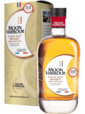Виски Moon Harbour, Dock 1 Single Malt Chateau La Louviere, gift box 0.7 л