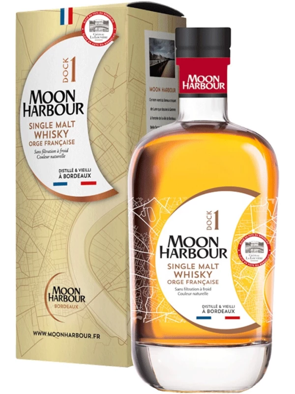 Moon Harbour, Dock 1 Single Malt Chateau La Louviere, gift box