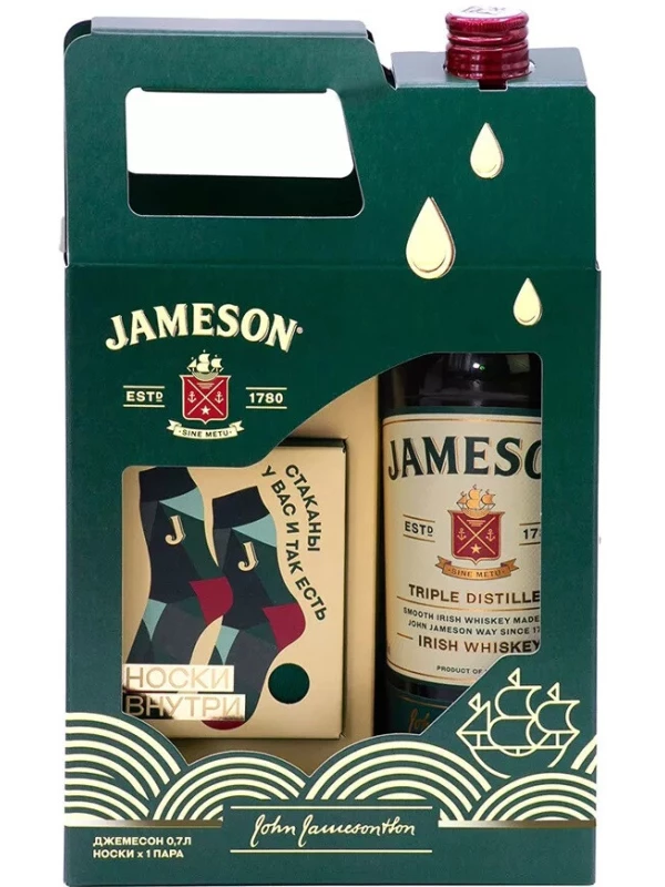 Jameson, gift box with socks