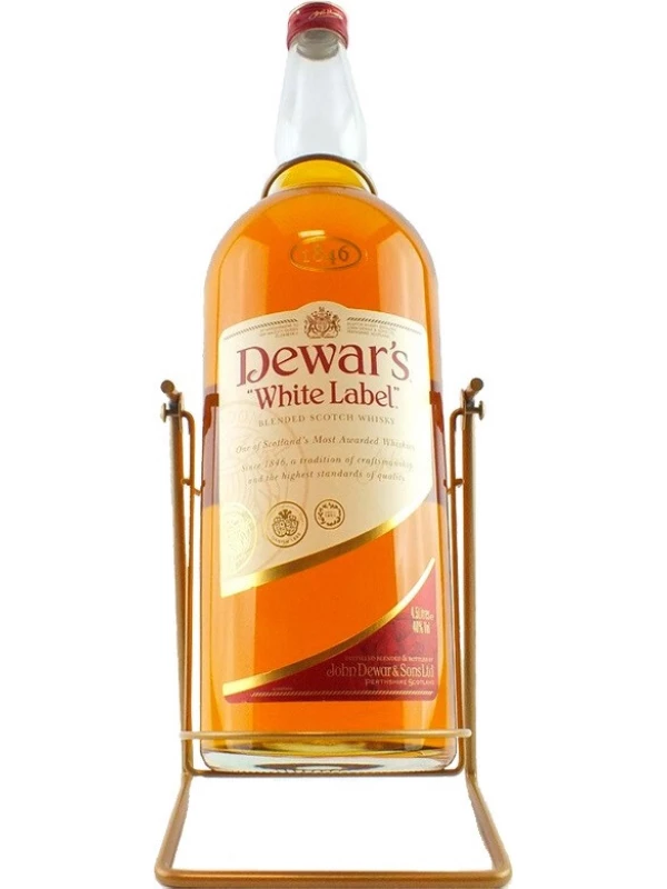 Dewar's White Label, with cradle