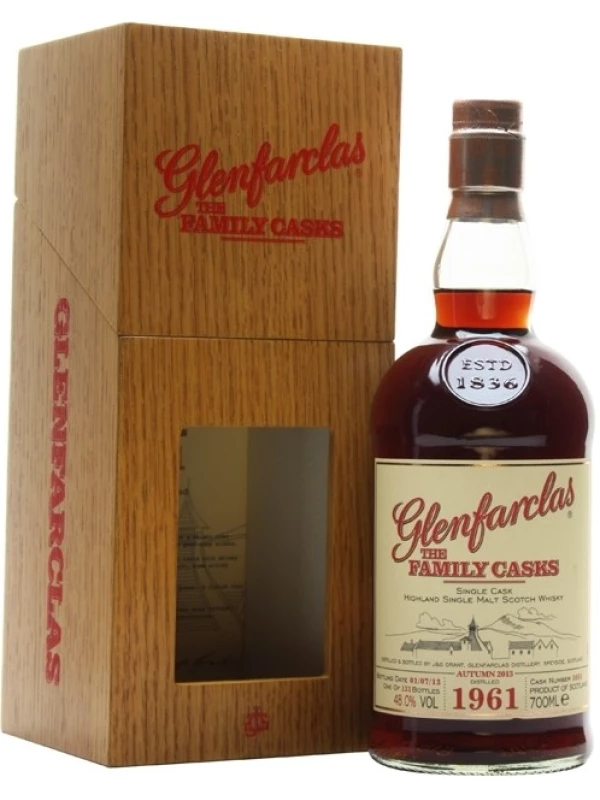 Glenfarclas 1961 Family Casks, in wooden box