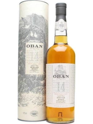 Виски Oban malt 14 years old, with box 0.75 л
