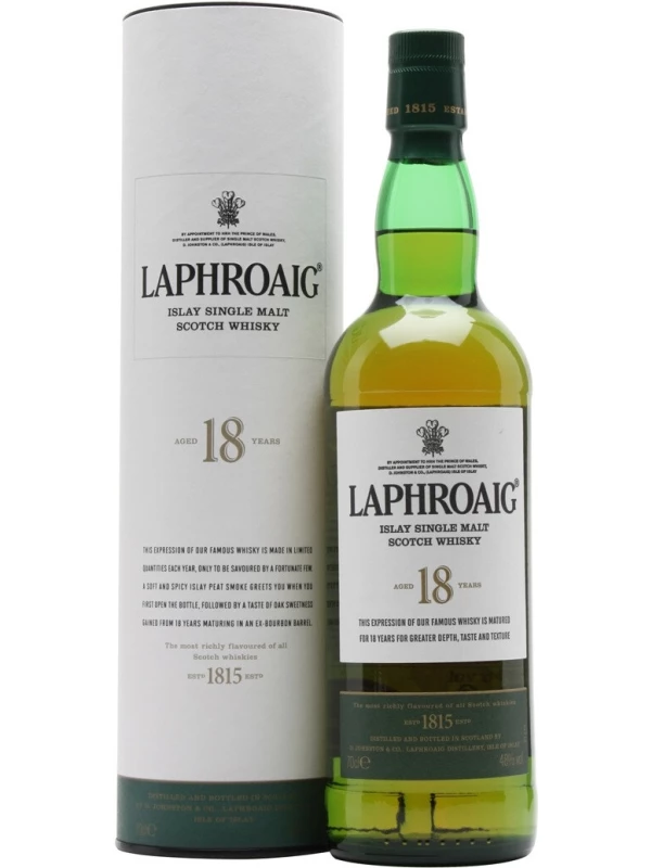 Laphroaig Malt 18 Years Old, gift box