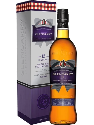 Виски Glengarry 12 Years Old, gift box 0.7 л