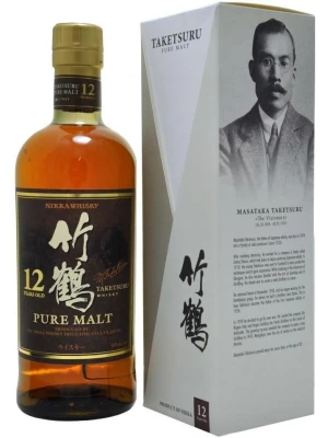 Виски Nikka, Taketsuru Pure Malt 12 Years Old, gift box 0.7 л