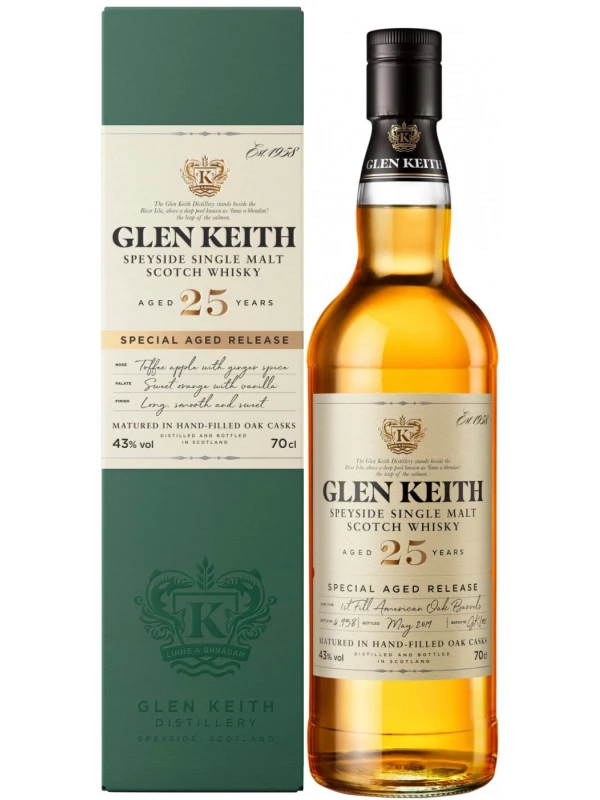 Glen Keith 25 Years Old, gift box