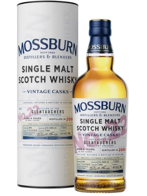 Виски Mossburn, Vintage Casks No.22 Glentauchers, 2009, in tube 0.7 л