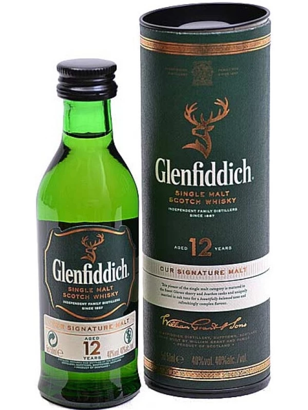 Glenfiddich 12 Years Old, in tube