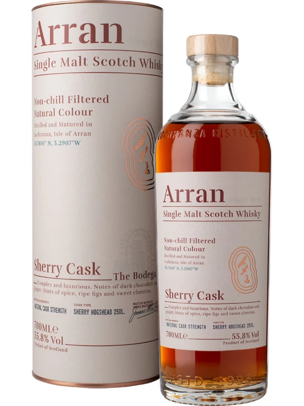 Arran, The Bodega Sherry Cask, in tube