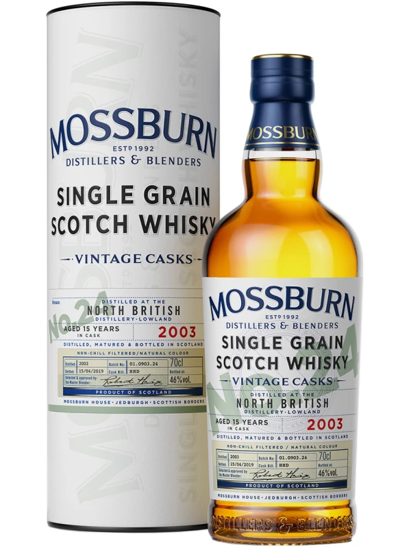 Mossburn, Vintage Casks No.24 North British, 2003, in tube