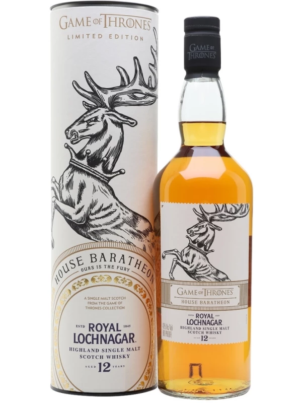 Game of Thrones Royal Lochnagar 12 Years Old, in tube