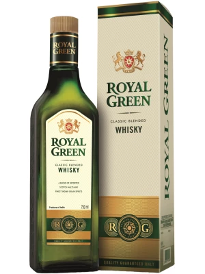 Виски Royal Green Classic Blended, gift box 0.75 л